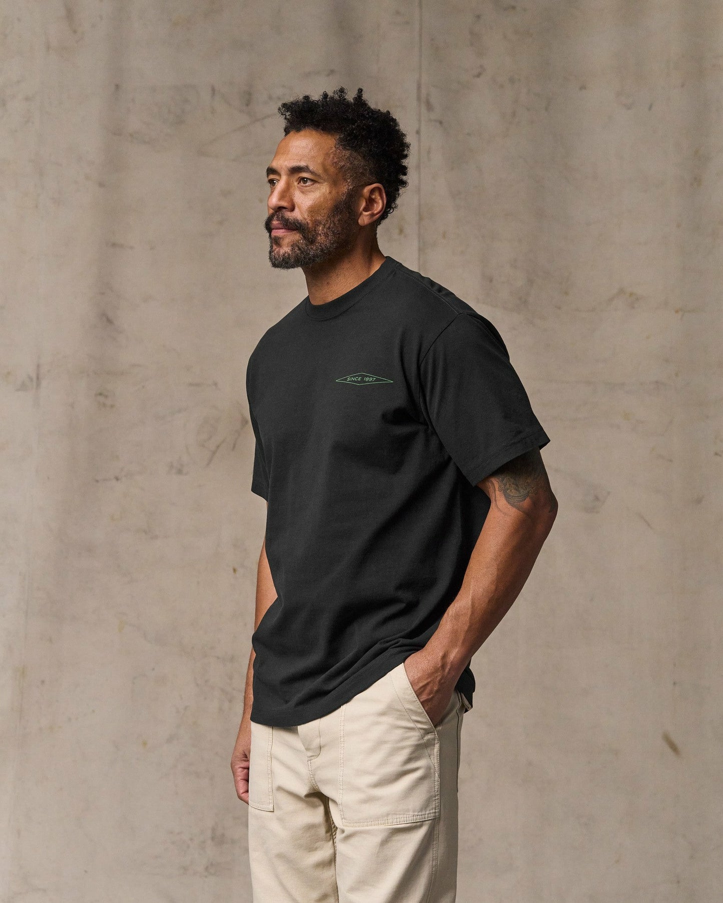 Filson Men Diamond Graphic T-shirt - Black