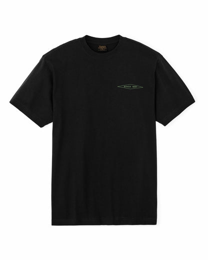 Filson Men Diamond Graphic T-shirt - Black