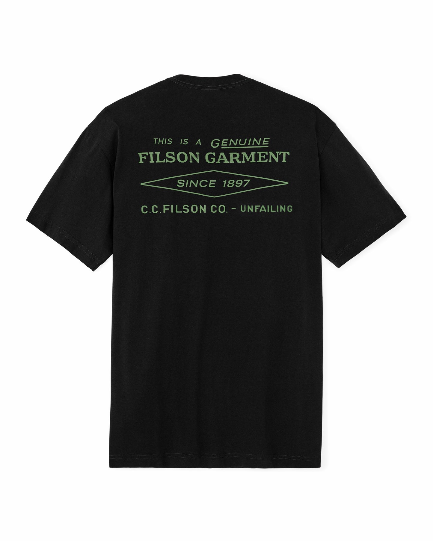 Filson Men Diamond Graphic T-shirt - Black