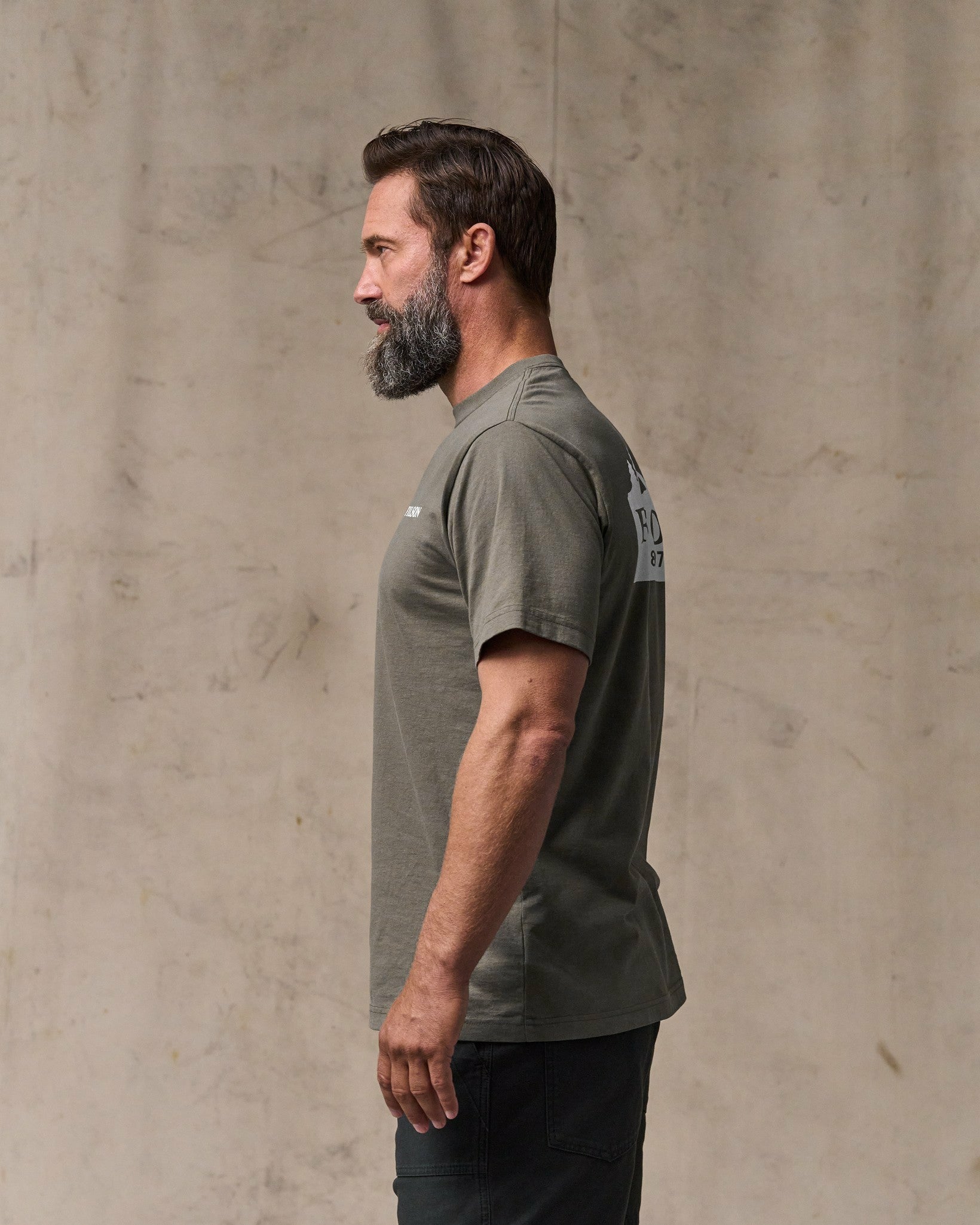 Filson Men Scenic Graphic T-shirt - Hawk Brown