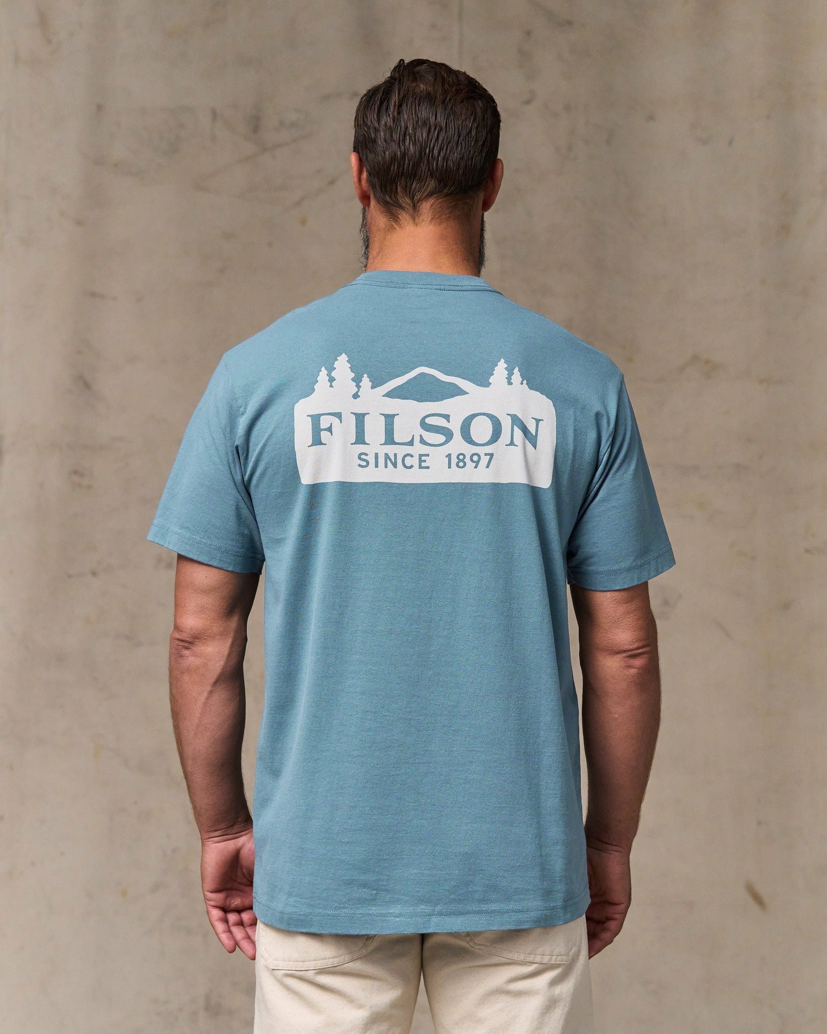 Filson Men Scenic Graphic T-shirt - Bluefin