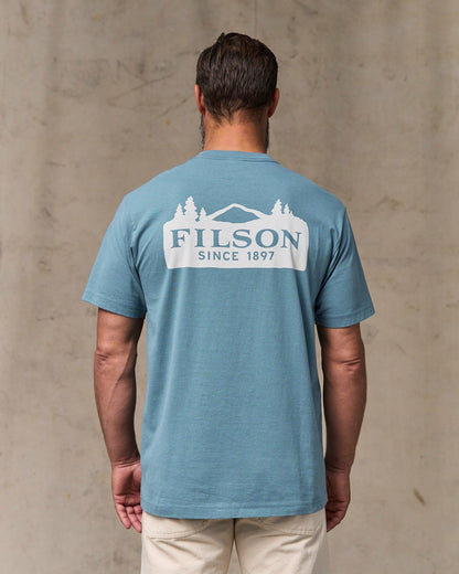 Filson Men Scenic Graphic T-shirt - Bluefin