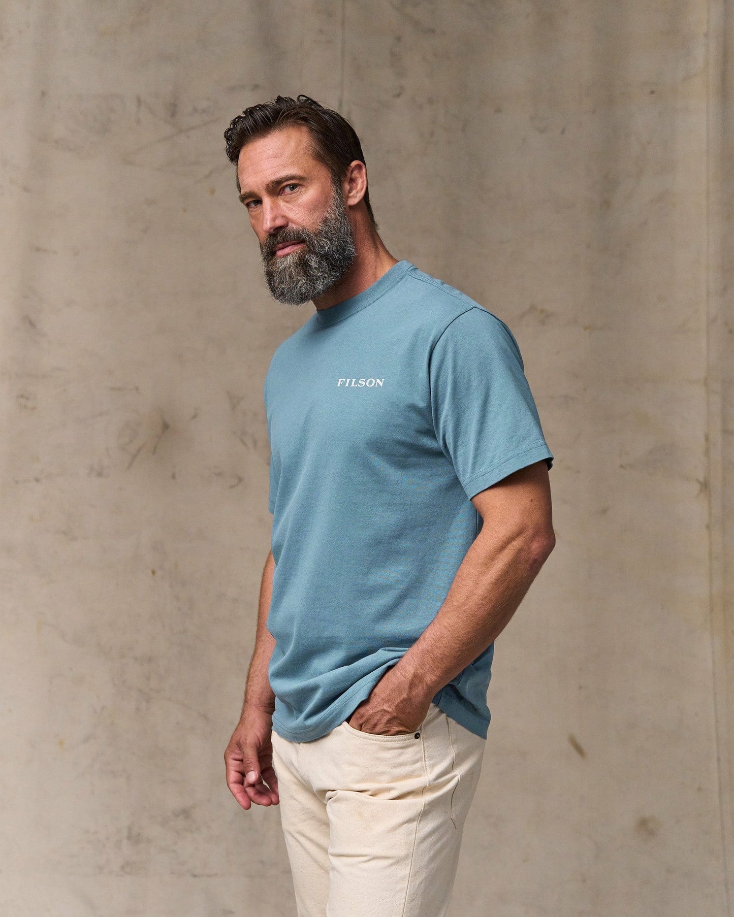 Filson Men Scenic Graphic T-shirt - Bluefin