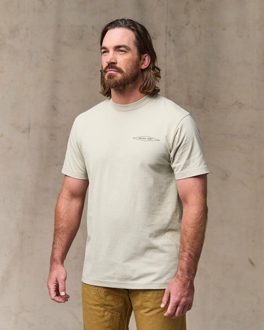 Filson Men Diamond Graphic T-shirt - Gray Sky