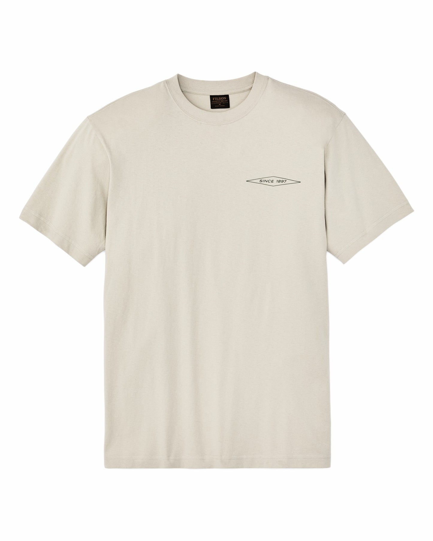 Filson Men Diamond Graphic T-shirt - Gray Sky