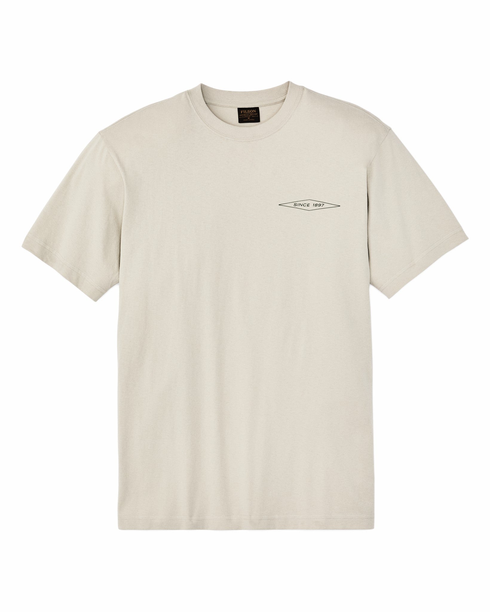 Filson Men Diamond Graphic T-shirt - Gray Sky