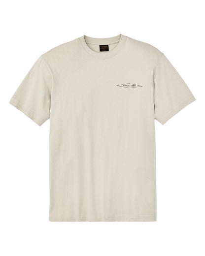Filson Men Diamond Graphic T-shirt - Gray Sky