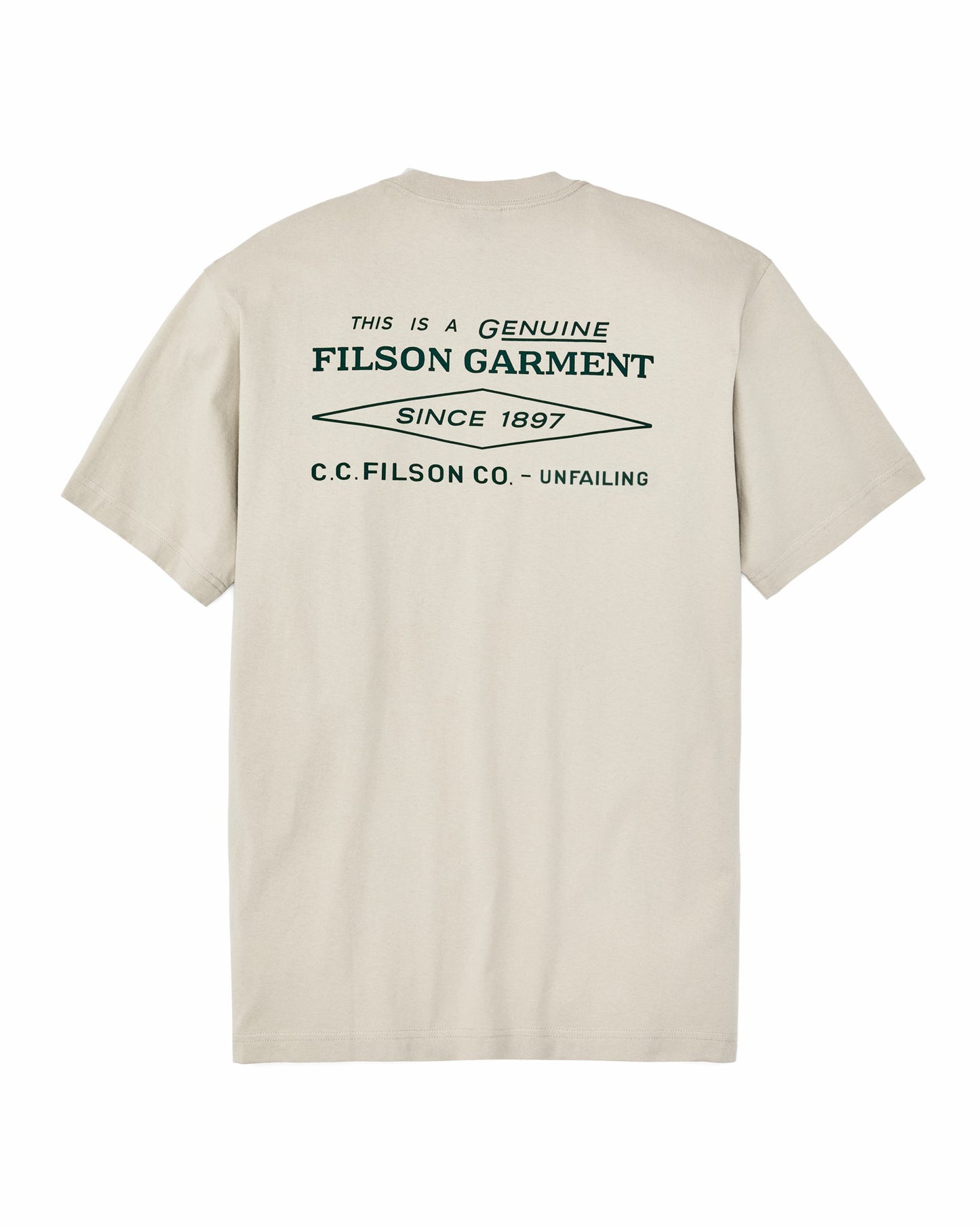 Filson Men Diamond Graphic T-shirt - Gray Sky
