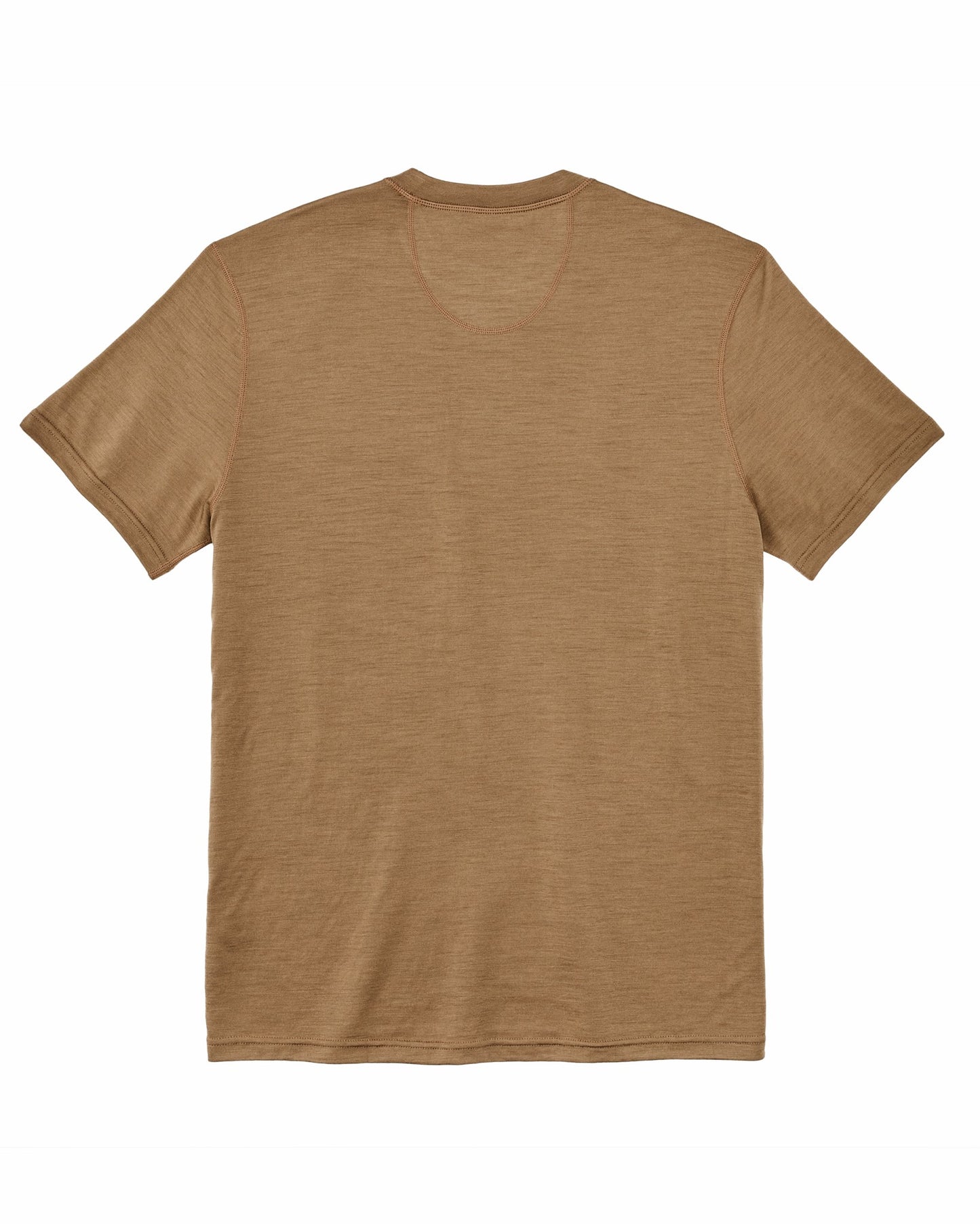 Filson Men 210g Merino Wool Short Sleeve Crewneck - Rugged Tan