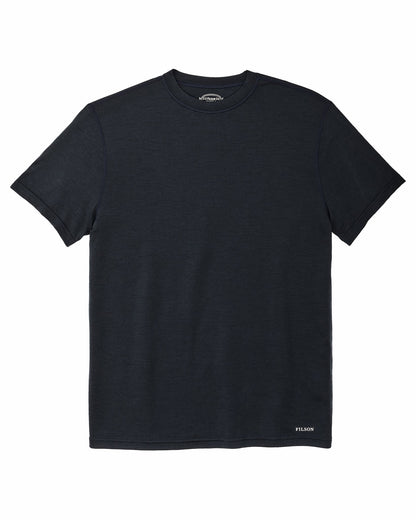 Filson Men 210g Merino Wool Short Sleeve Crewneck - Dark Navy