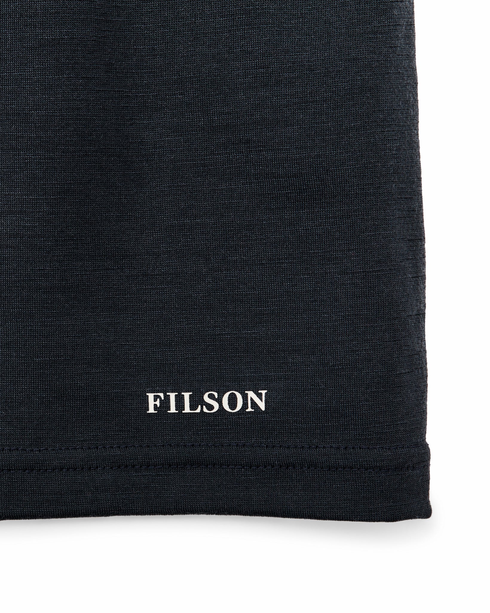 Filson Men 210g Merino Wool Short Sleeve Crewneck - Dark Navy