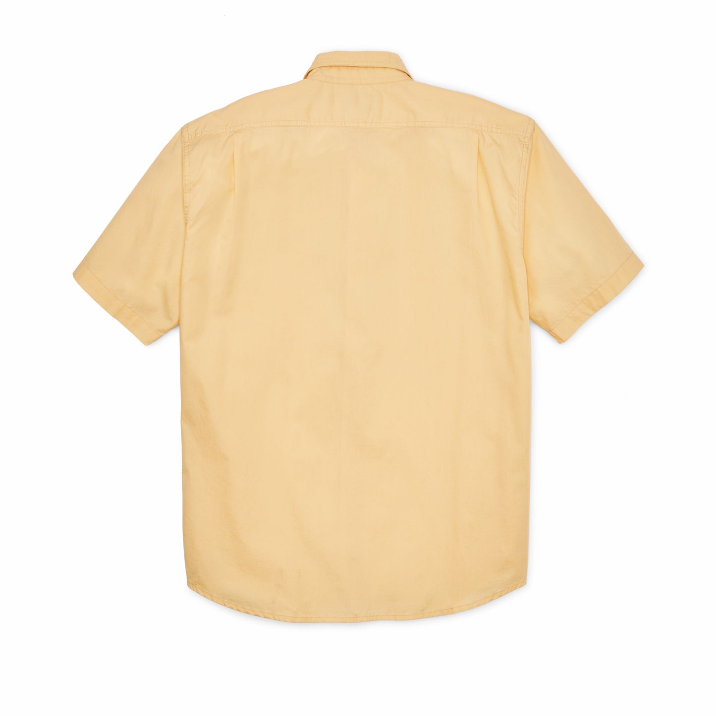 Filson Men Filson's Washed Short Sleeve Feather Cloth Shirt - Straw