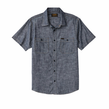 Filson Men Short Sleeve Chambray Shirt