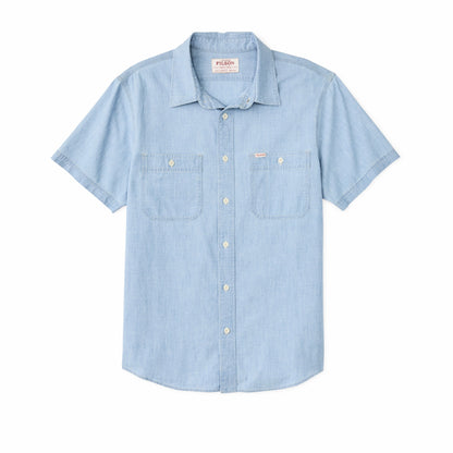 Filson Men Short Sleeve Chambray Shirt