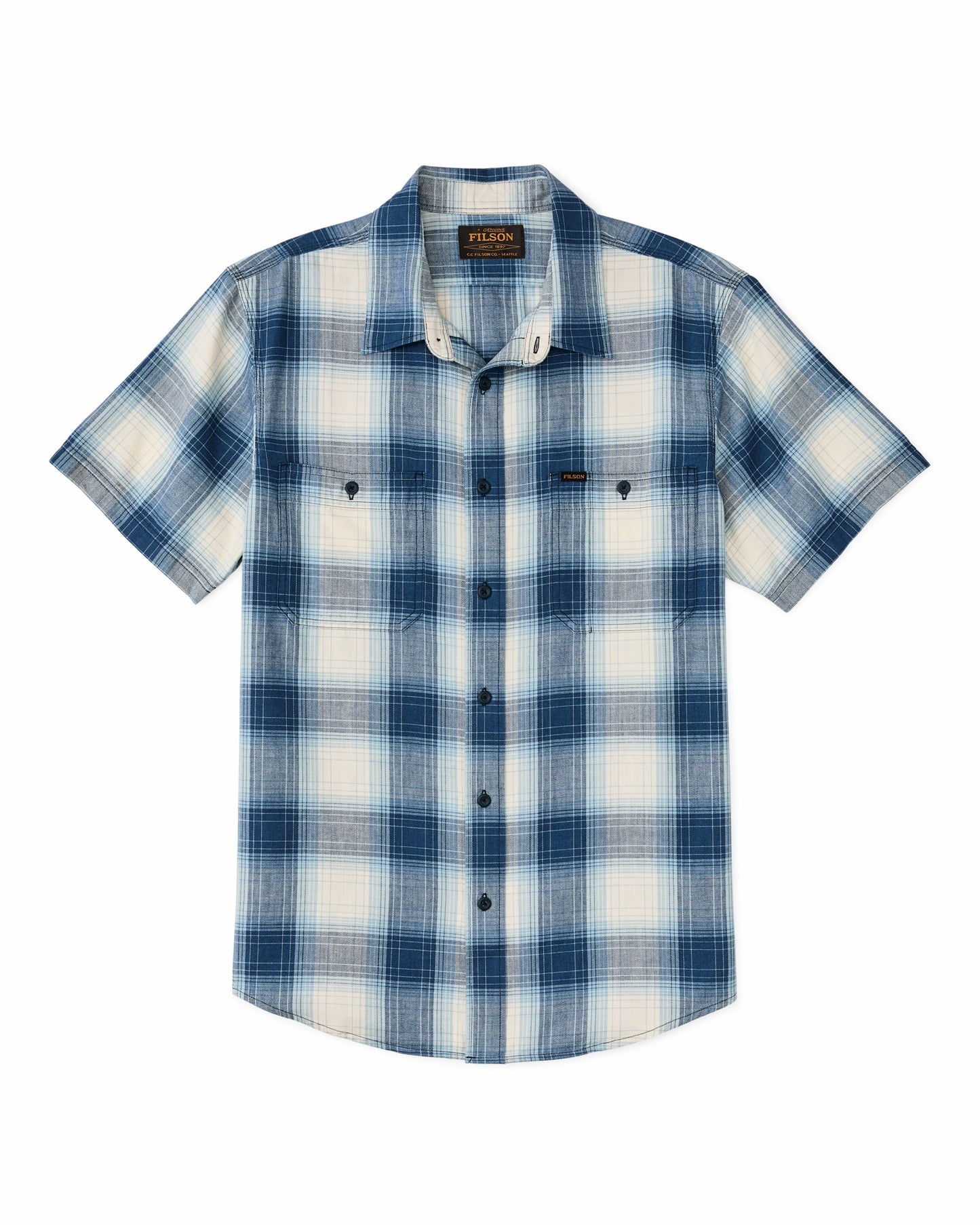Filson Men Short Sleeve Chambray Shirt