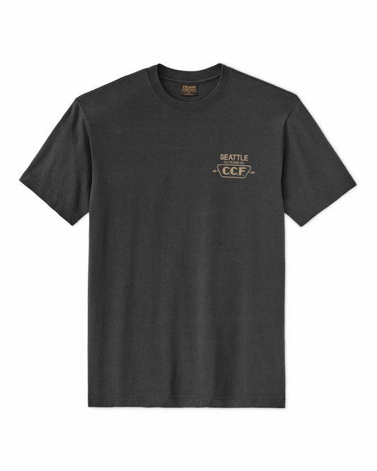 Filson Men Seattle Graphic T-Shirt - Black