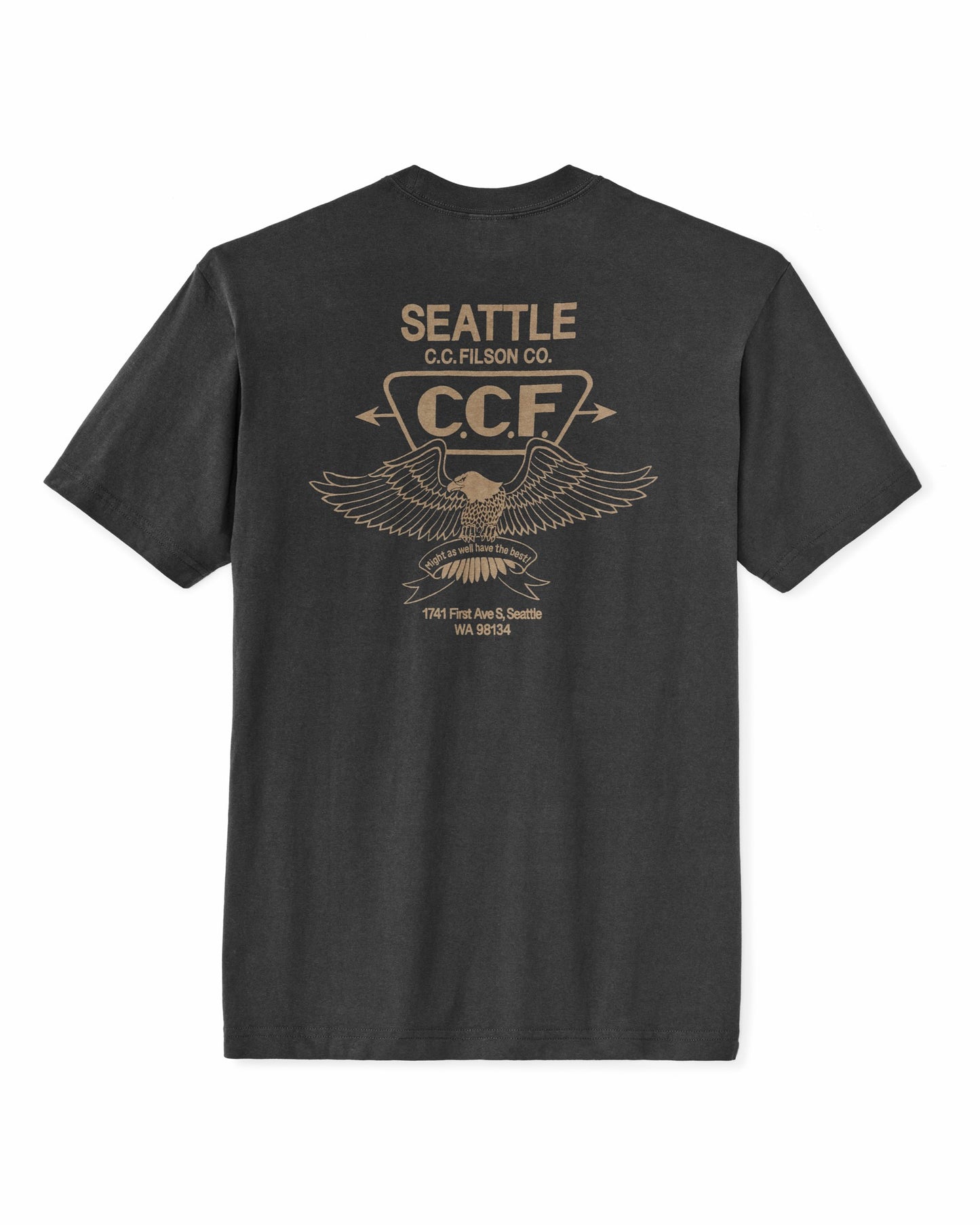 Filson Men Seattle Graphic T-Shirt - Black