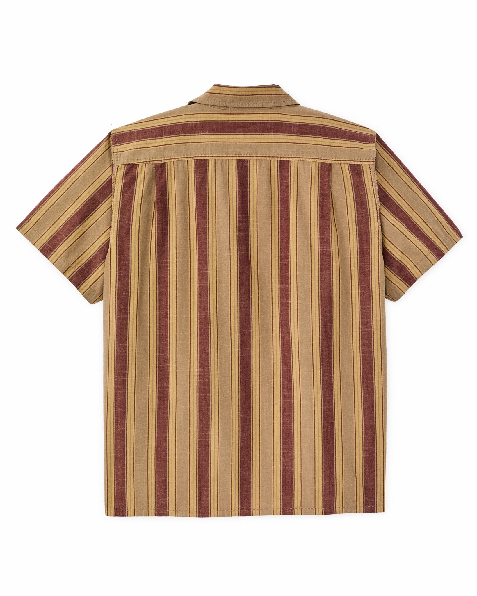 Filson Men Chambray Camp Shirt - Brick / Tan