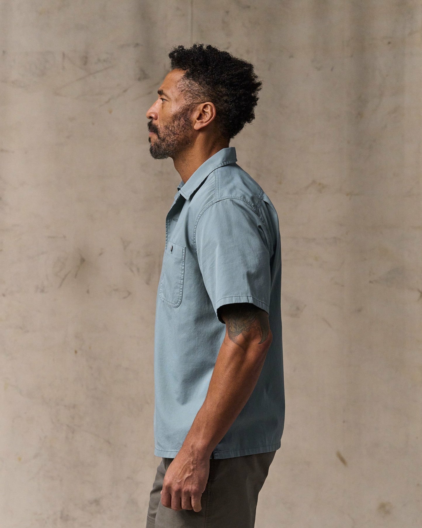 Filson Men Short Sleeve 4.5-oz. Twill Shirt - Lead