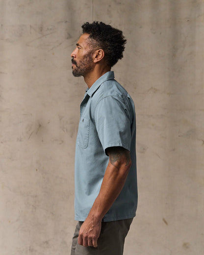 Filson Men Short Sleeve 4.5-oz. Twill Shirt - Lead