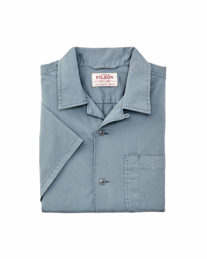 Filson Men Short Sleeve 4.5-oz. Twill Shirt - Lead