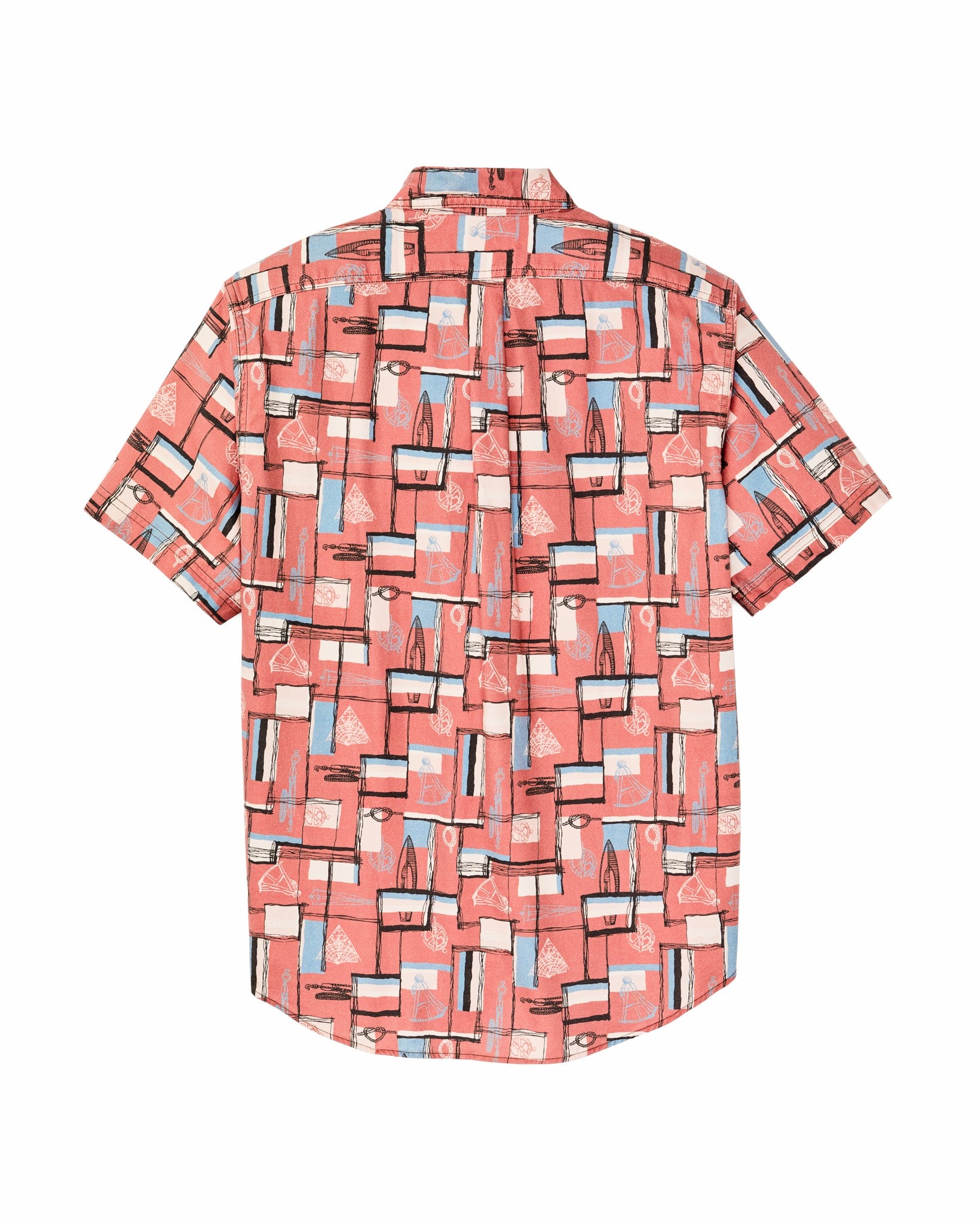 Filson Men Short Sleeve Lightweight Alaskan Guide Shirt - Russet Print