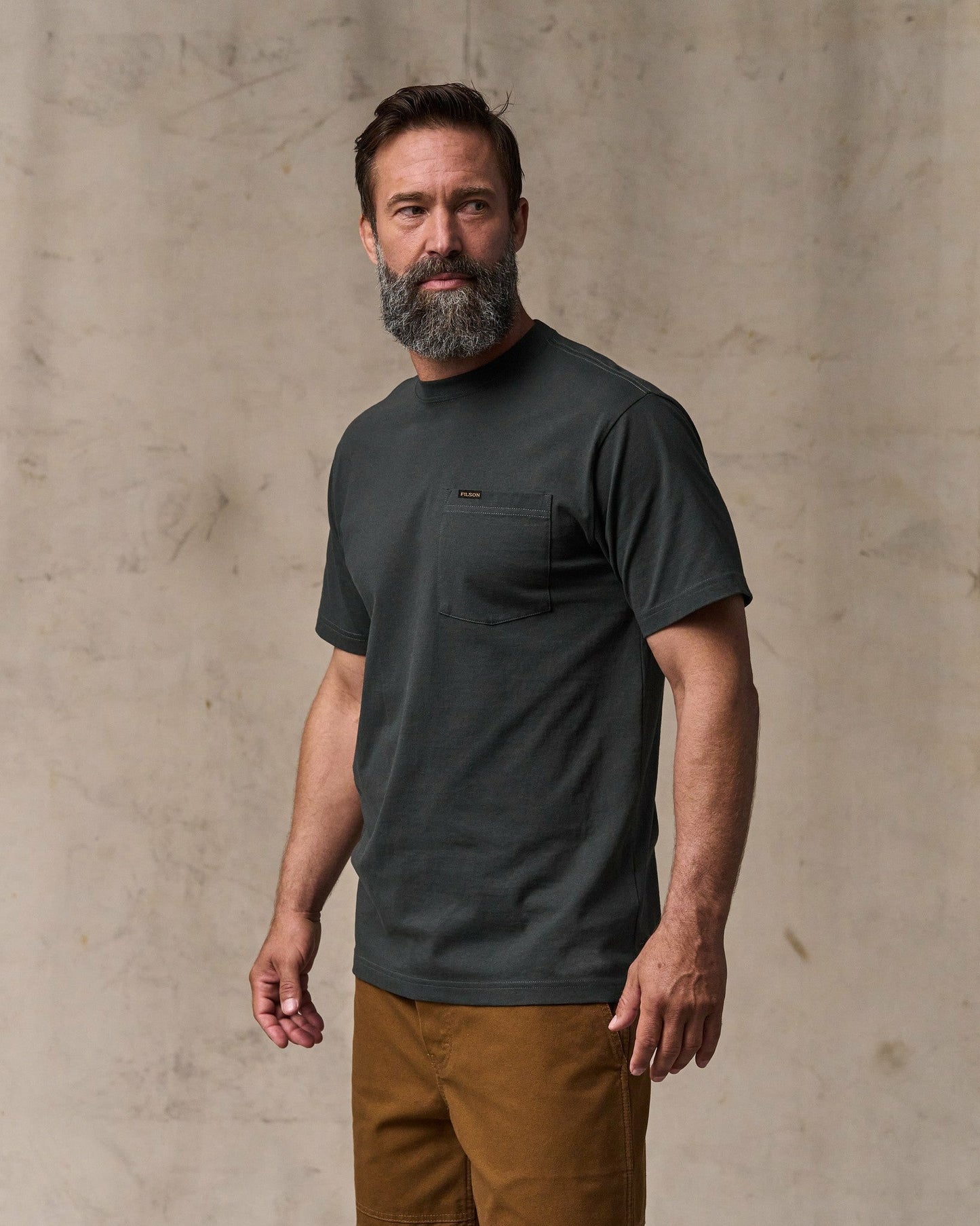 Filson Men Outfitter Pocket T-shirt - Faded Black