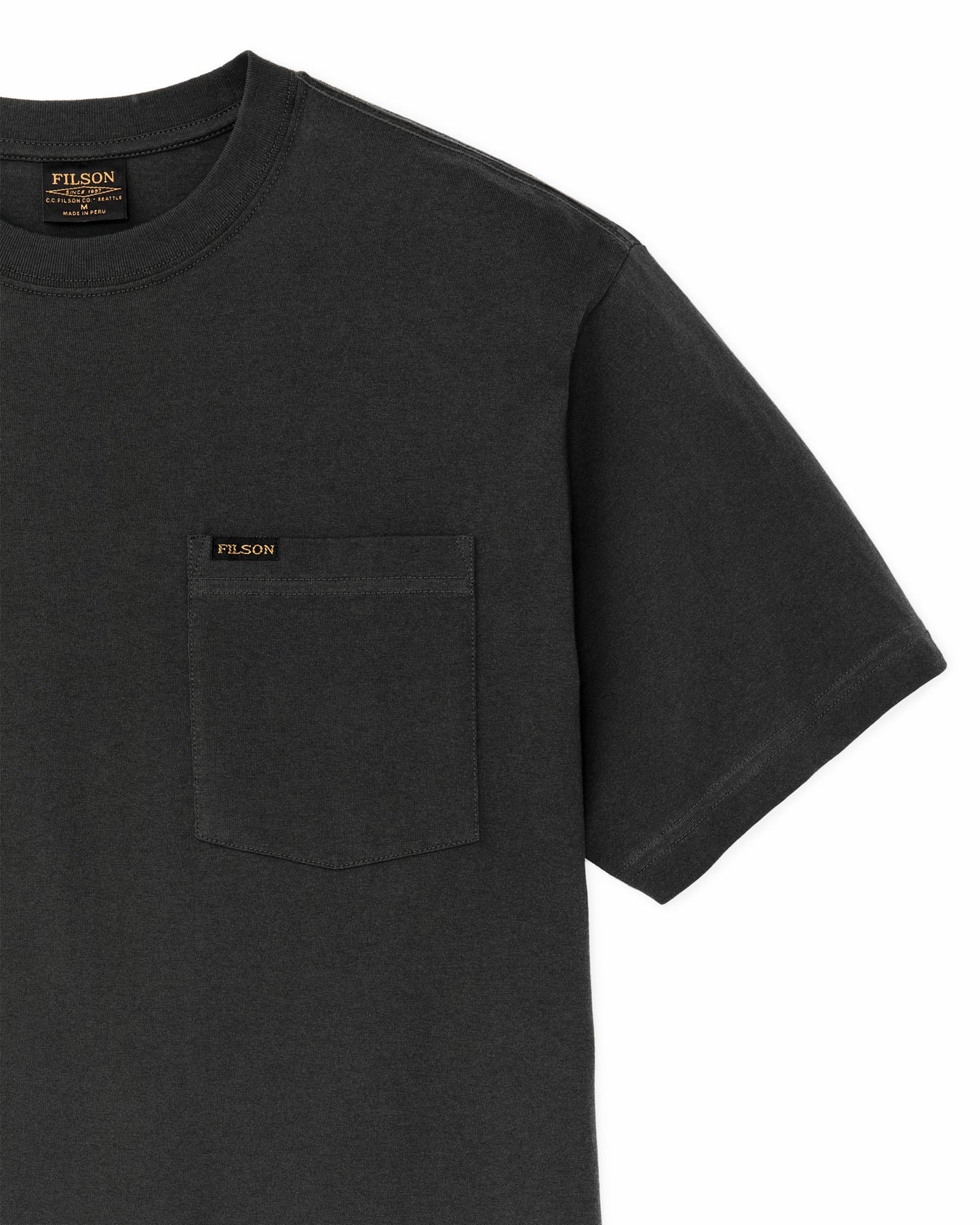 Filson Men Outfitter Pocket T-shirt - Faded Black
