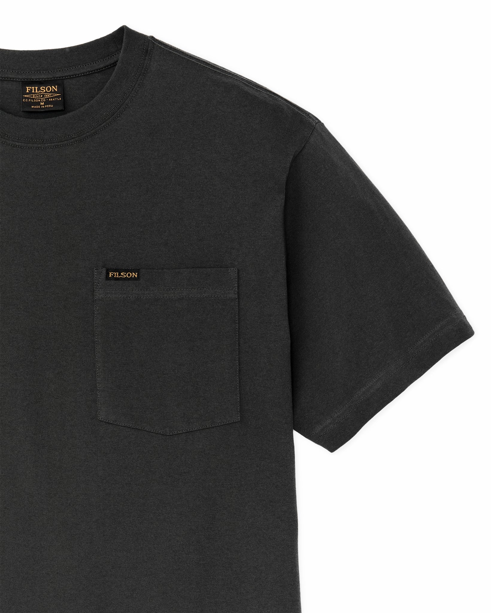 Filson Men Outfitter Pocket T-shirt - Faded Black