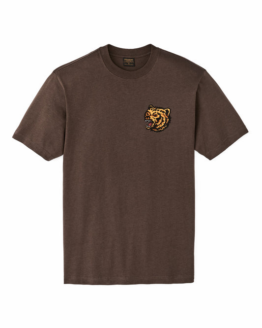 Filson Men Any Weather Graphic T-shirt - Dark Brown / Any Weather