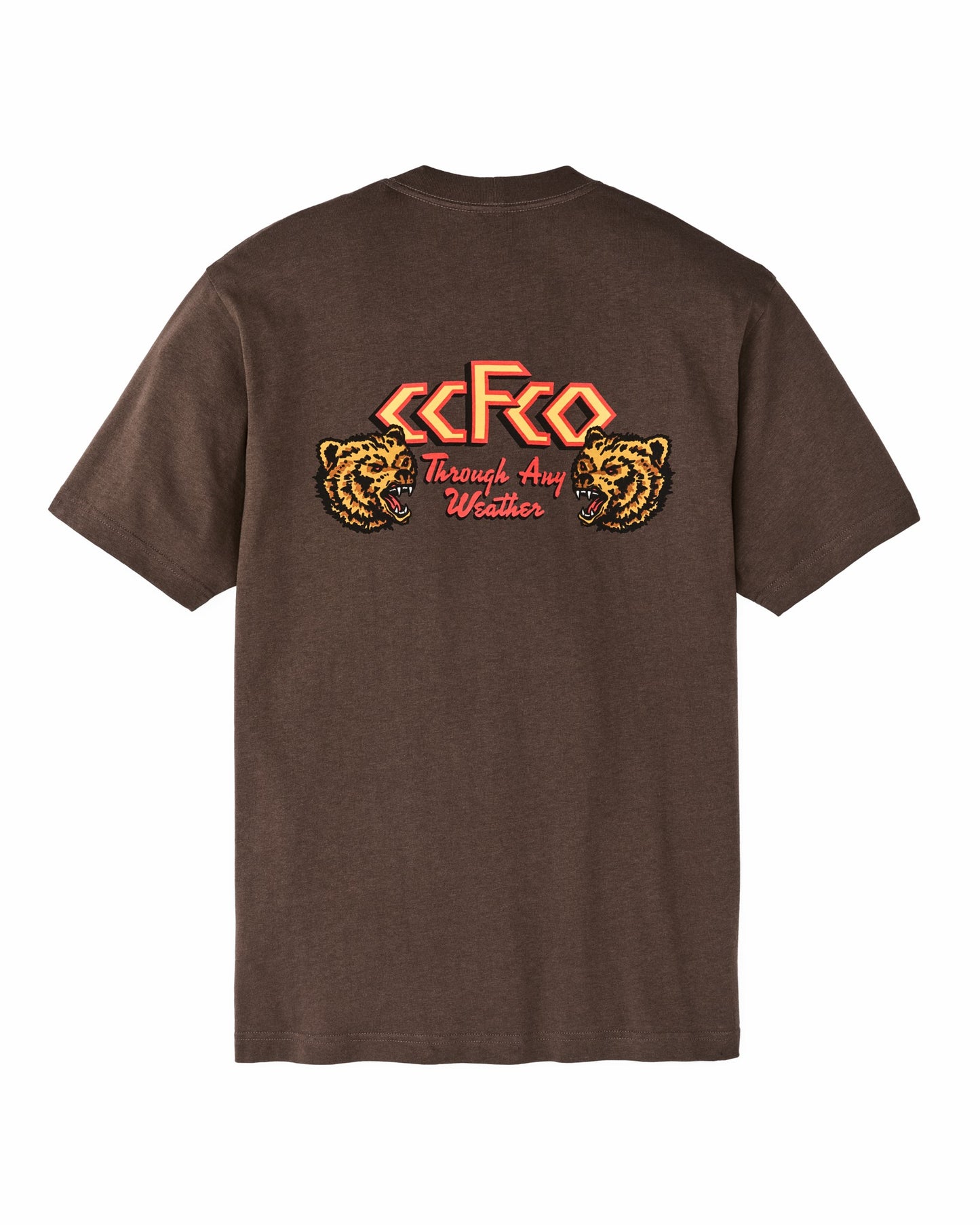 Filson Men Any Weather Graphic T-shirt - Dark Brown / Any Weather