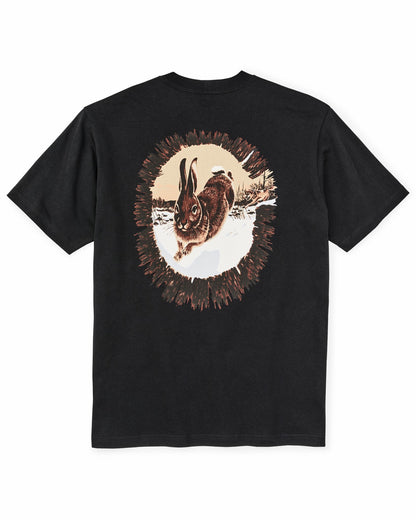 Filson Men Hare Chase Graphic T-shirt - Black / Hare Chase