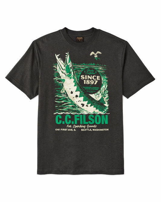 Filson Men Short Sleeve Sporting Goods Graphic T-shirt - Peat / Sporting Goods