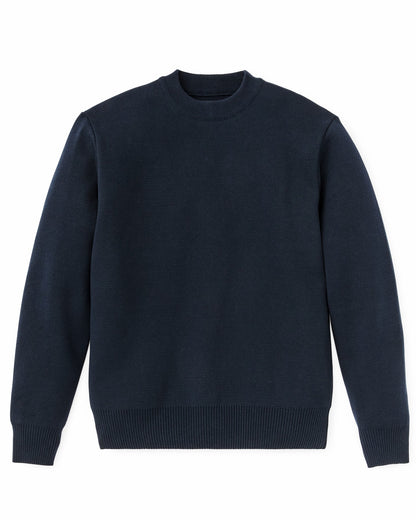 Filson Men Cotton Crewneck Guide Sweater - Dark Navy