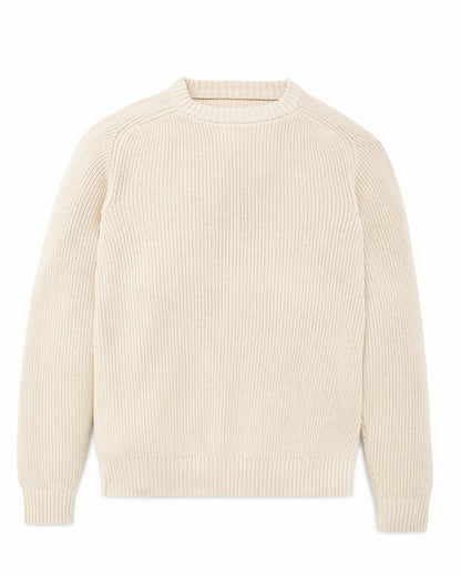 Filson Men Vintage Cotton Crewneck Sweater - Natural