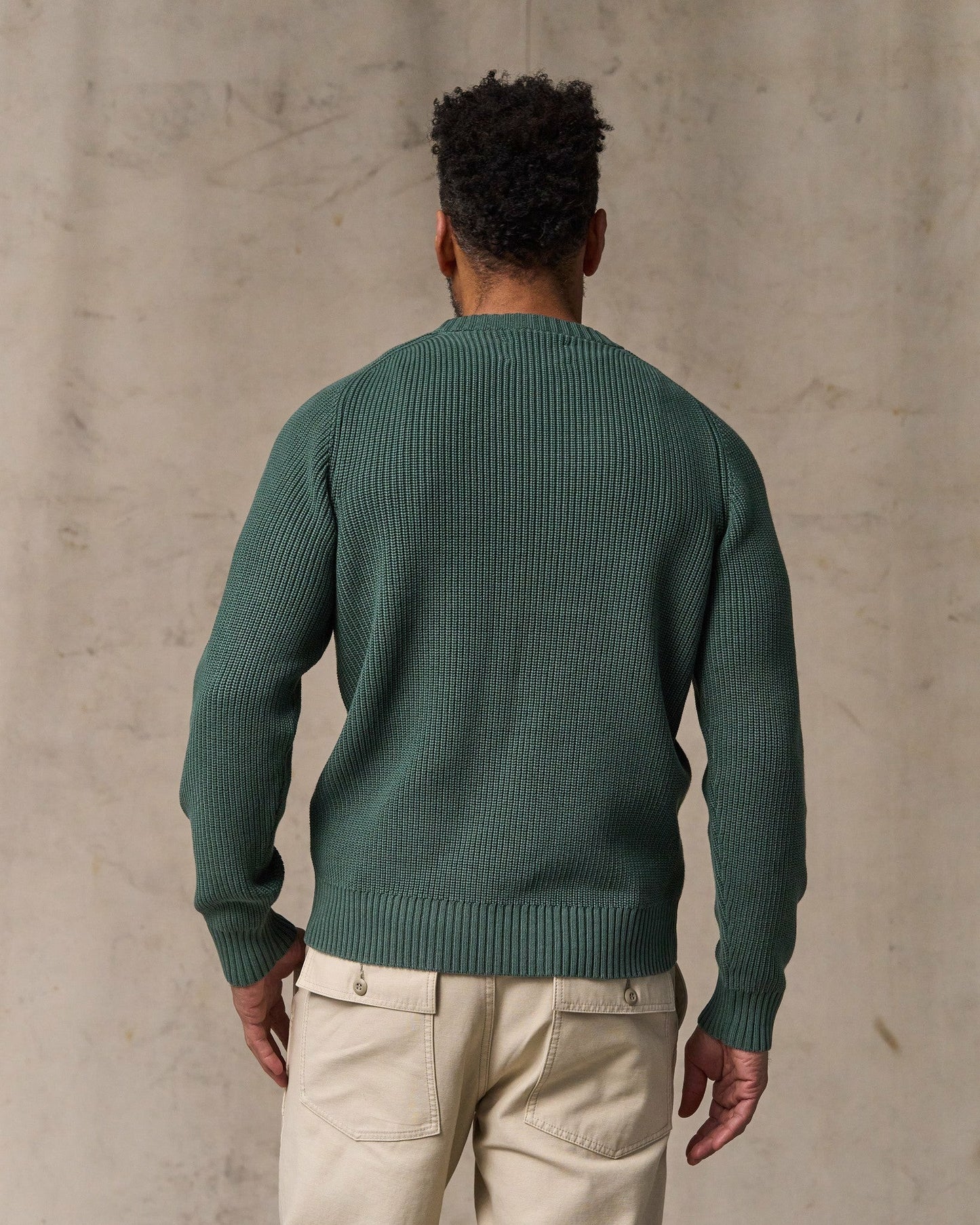 Filson Men Vintage Cotton Crewneck Sweater - Juniper