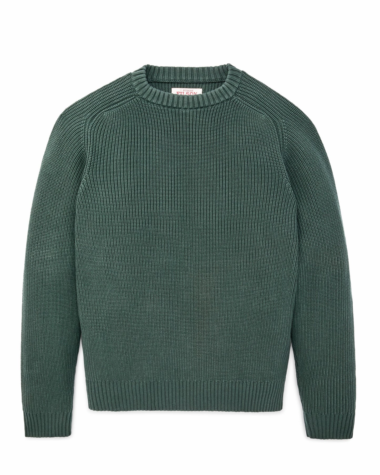 Filson Men Vintage Cotton Crewneck Sweater - Juniper