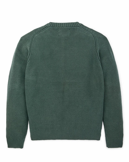 Filson Men Vintage Cotton Crewneck Sweater - Juniper