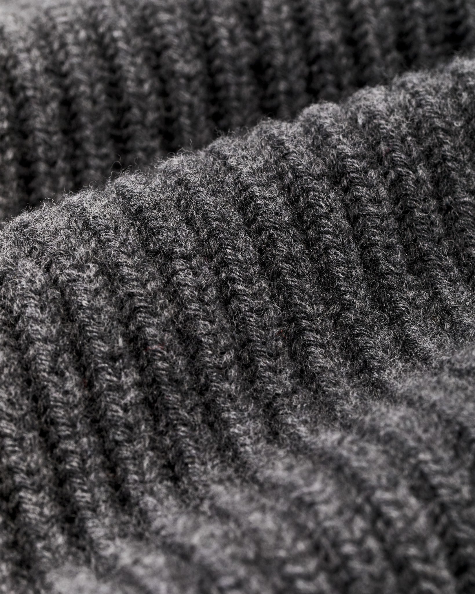 Filson Men Bristol Shawl Neck Sweater - Gray Heather / Dark Charcoal Stripe