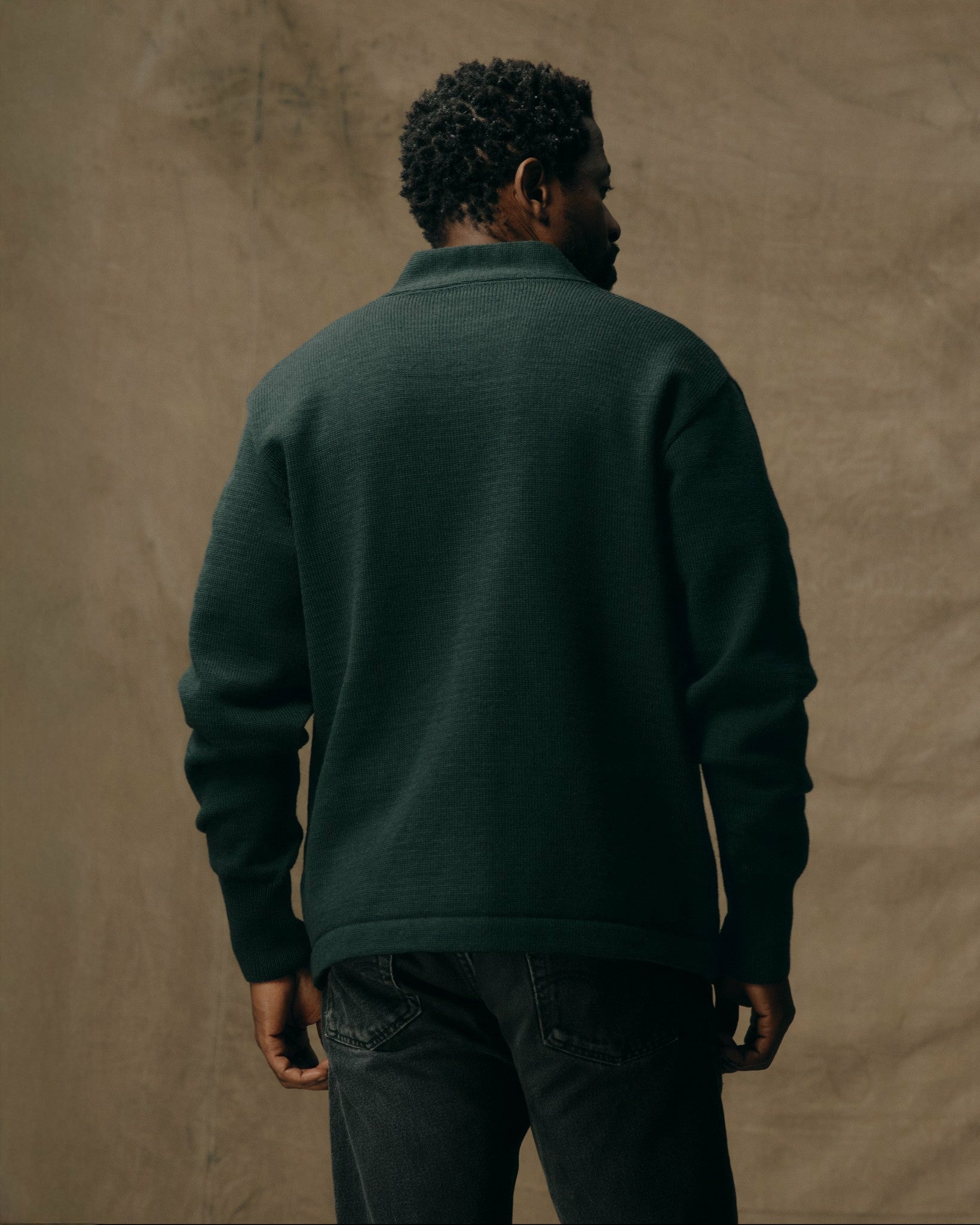 Filson Men Guide Cardigan Sweater - Fir
