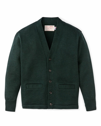 Filson Men Guide Cardigan Sweater - Fir