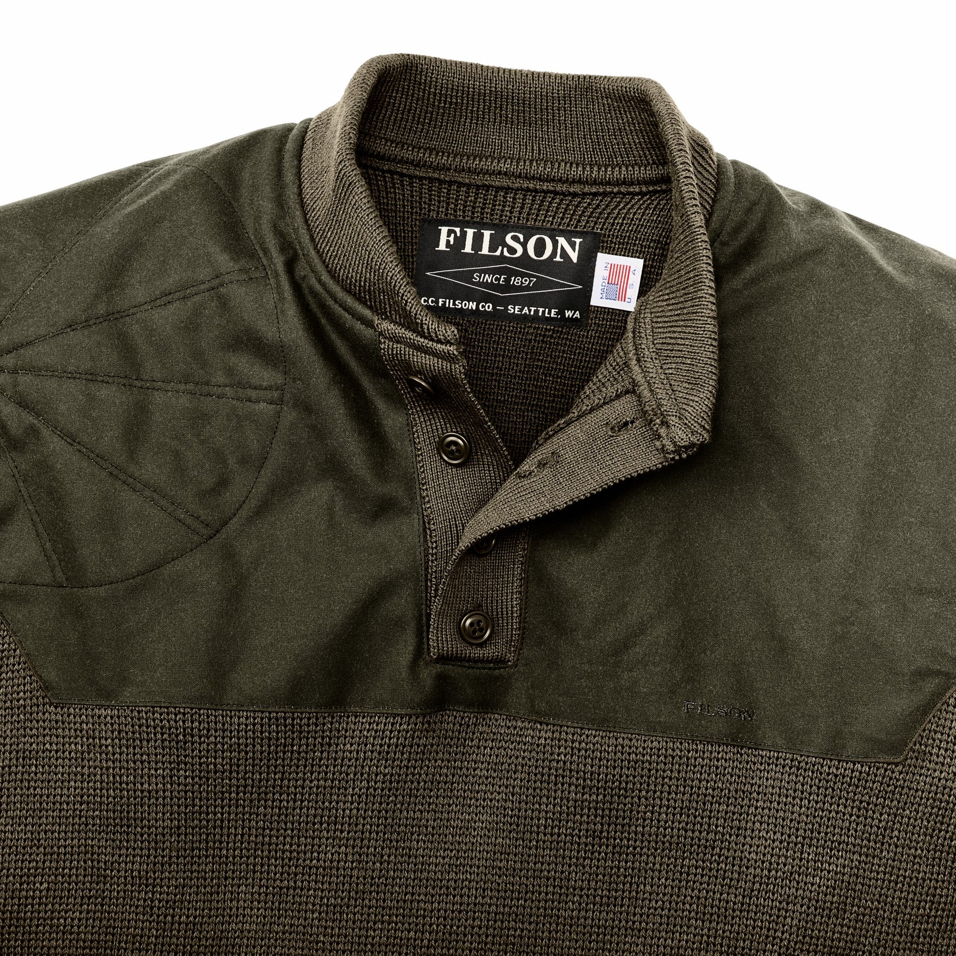 Filson Men Henley Guide Sweater