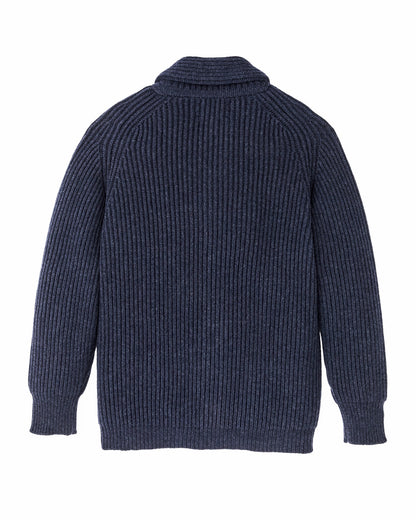 Filson Men Bristol Cardigan Sweater - Navy