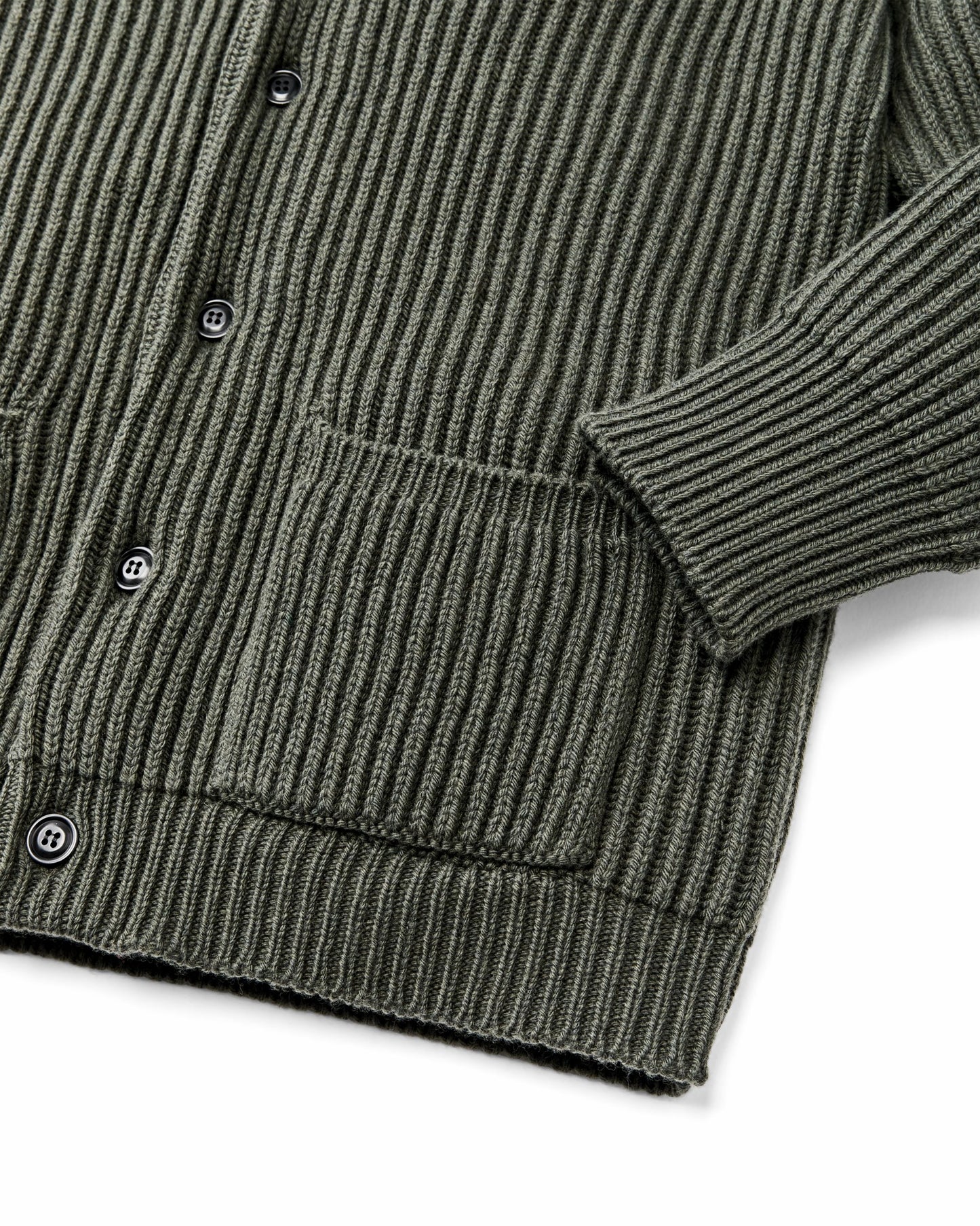 Filson Men Bristol Cardigan Sweater - Forest Green Heather