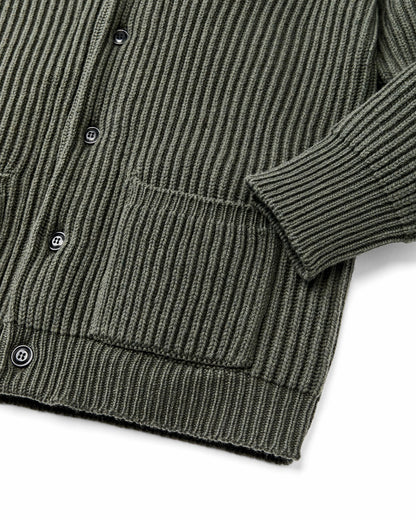 Filson Men Bristol Cardigan Sweater - Forest Green Heather