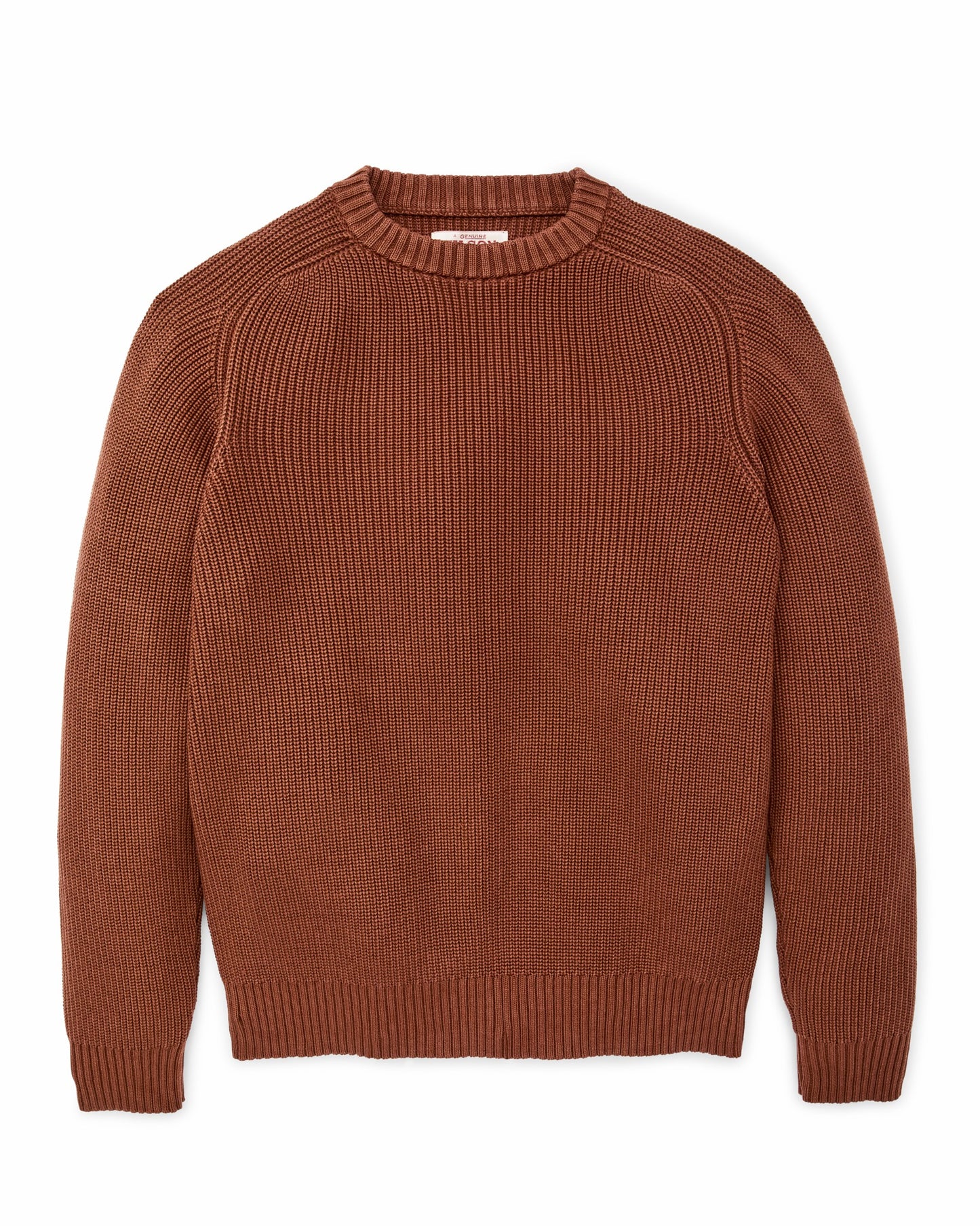 Filson Men Vintage Cotton Crewneck Sweater - Rust