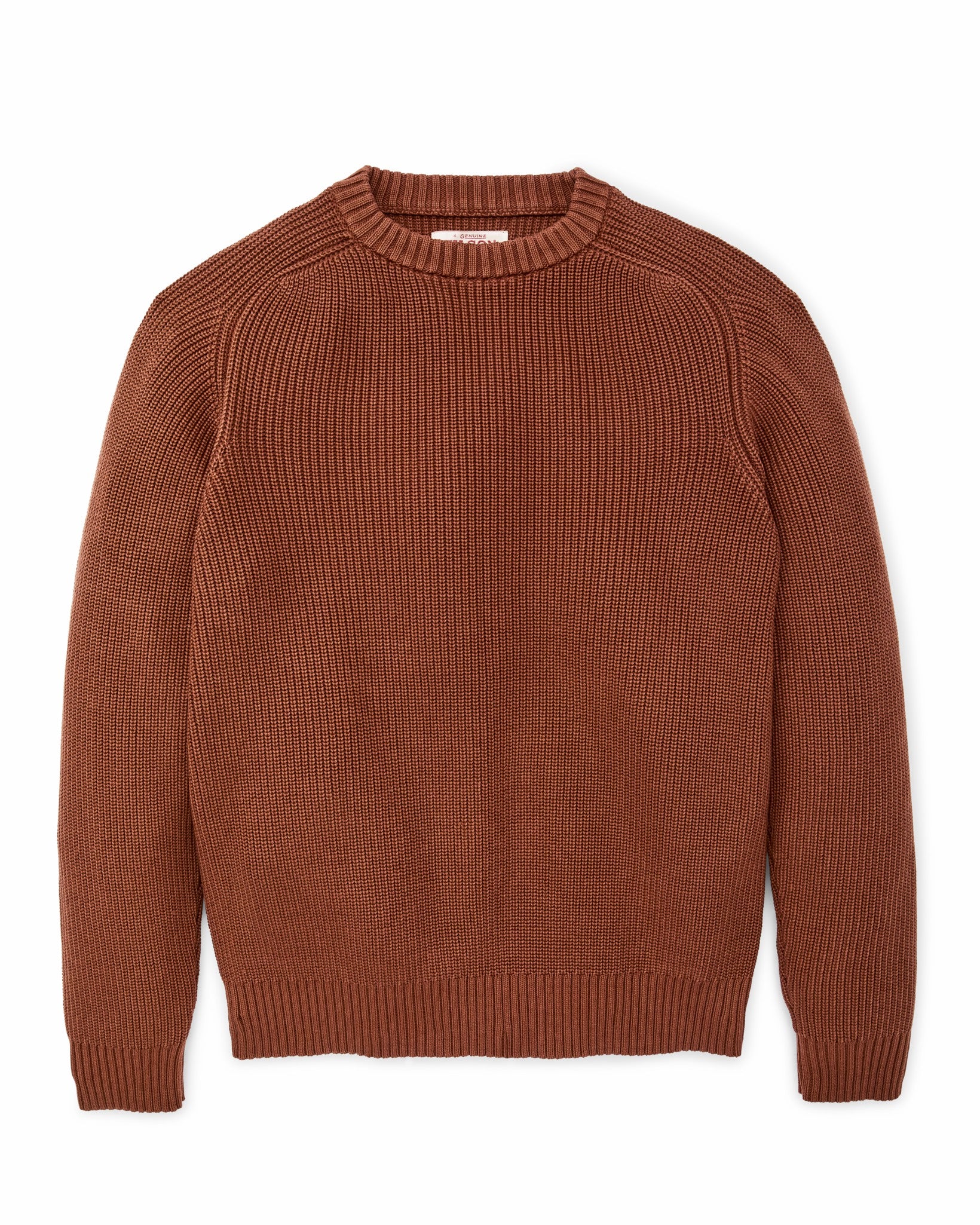 Filson Men Vintage Cotton Crewneck Sweater - Rust