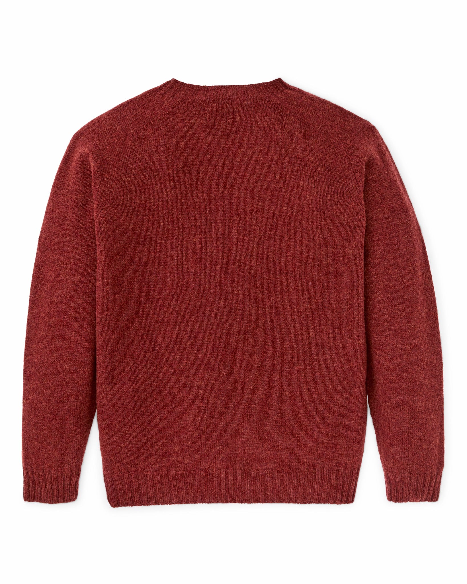 Filson Men Shetland 5-gauge Wool Sweater - Russet