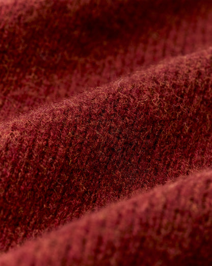 Filson Men Shetland 5-gauge Wool Sweater - Russet