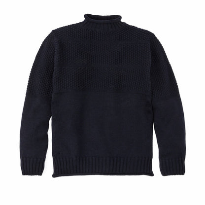 Filson Men Wool Roll Neck Fisherman's Sweater